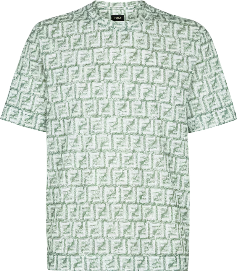 T-shirt FENDI Green