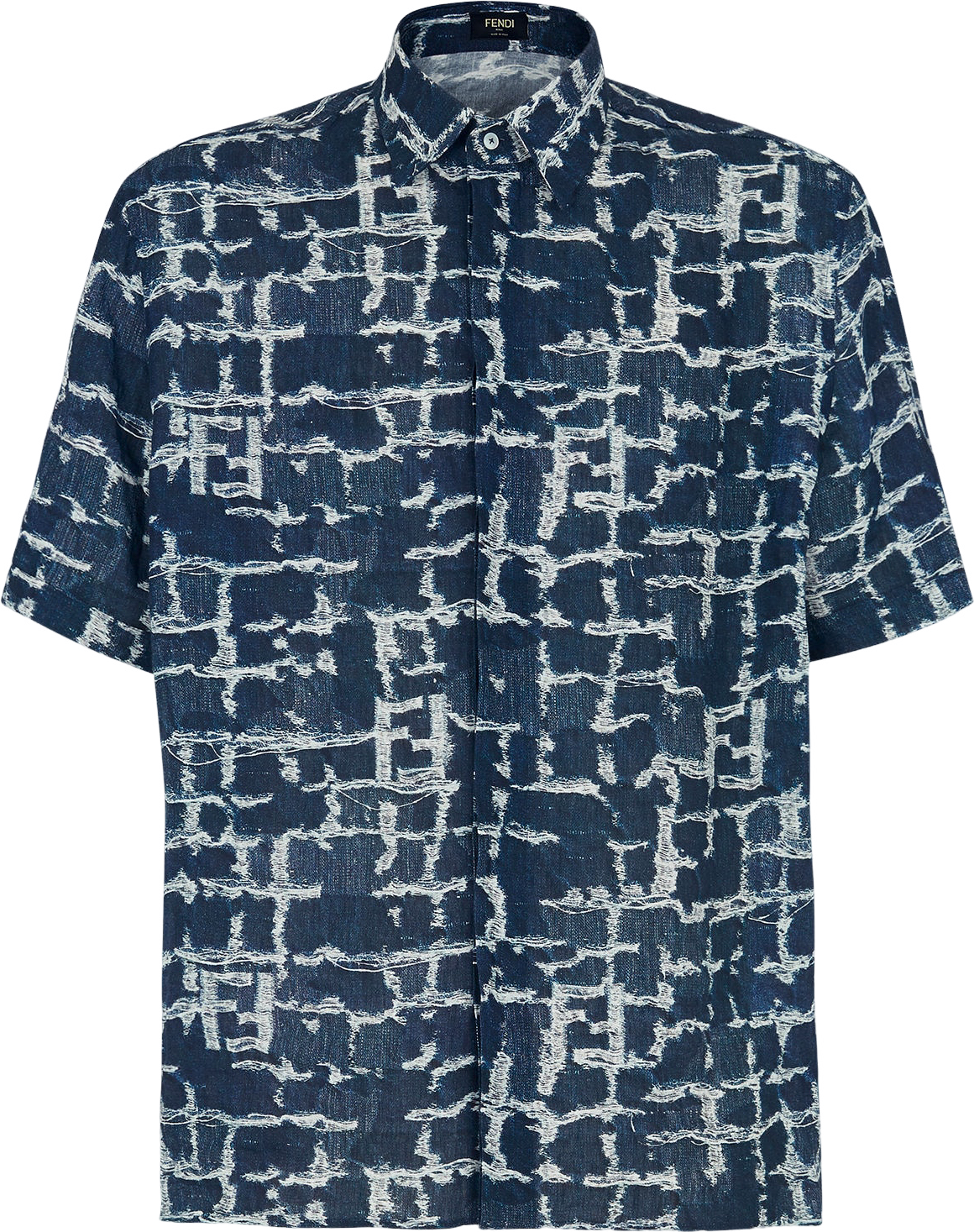 Chemise FENDI denim blue