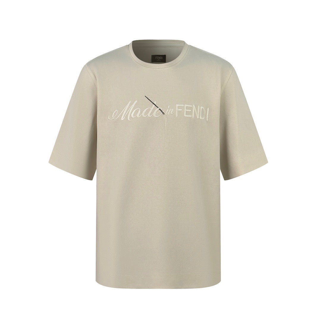 T-shirt FENDI oversisez beige