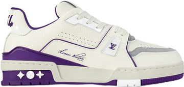Lv trainers blanche/purple  facture