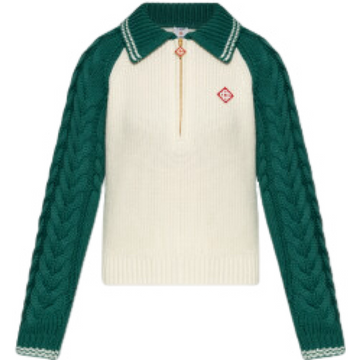Casablanca pull à fermeture zippée
