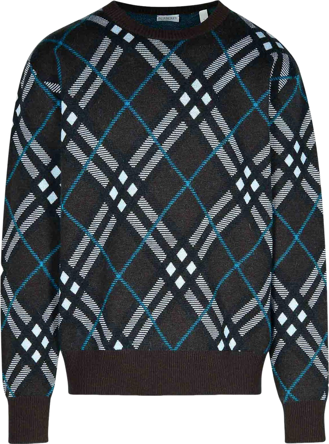 Burberry chemise en laine mélangée à carreaux