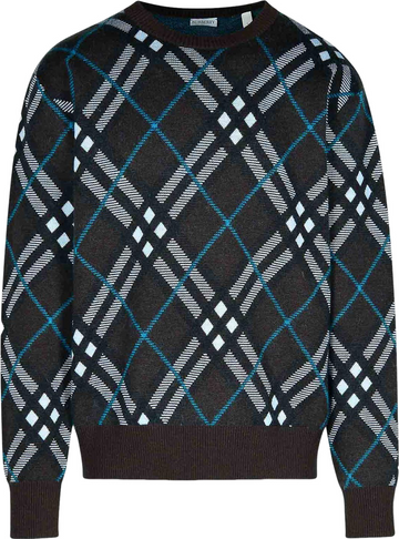 Burberry chemise en laine mélangée à carreaux
