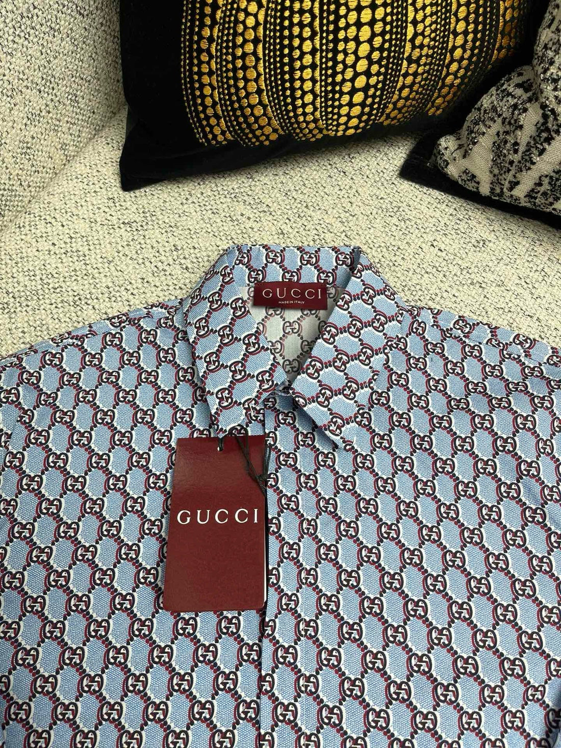 Chemise GUCCI coton imprime