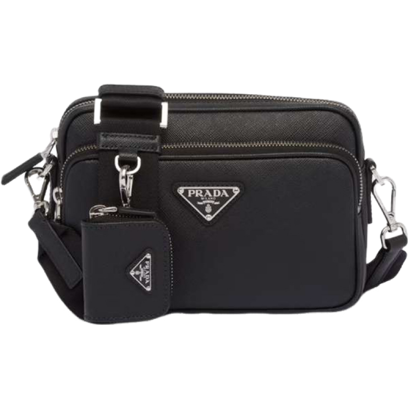 Prada sac porté épaule en cuir Saffiano 10/10