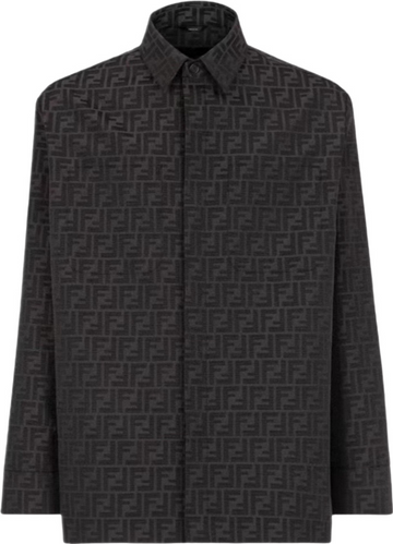 Veste Go-To Jacket en toile FENDI noire
