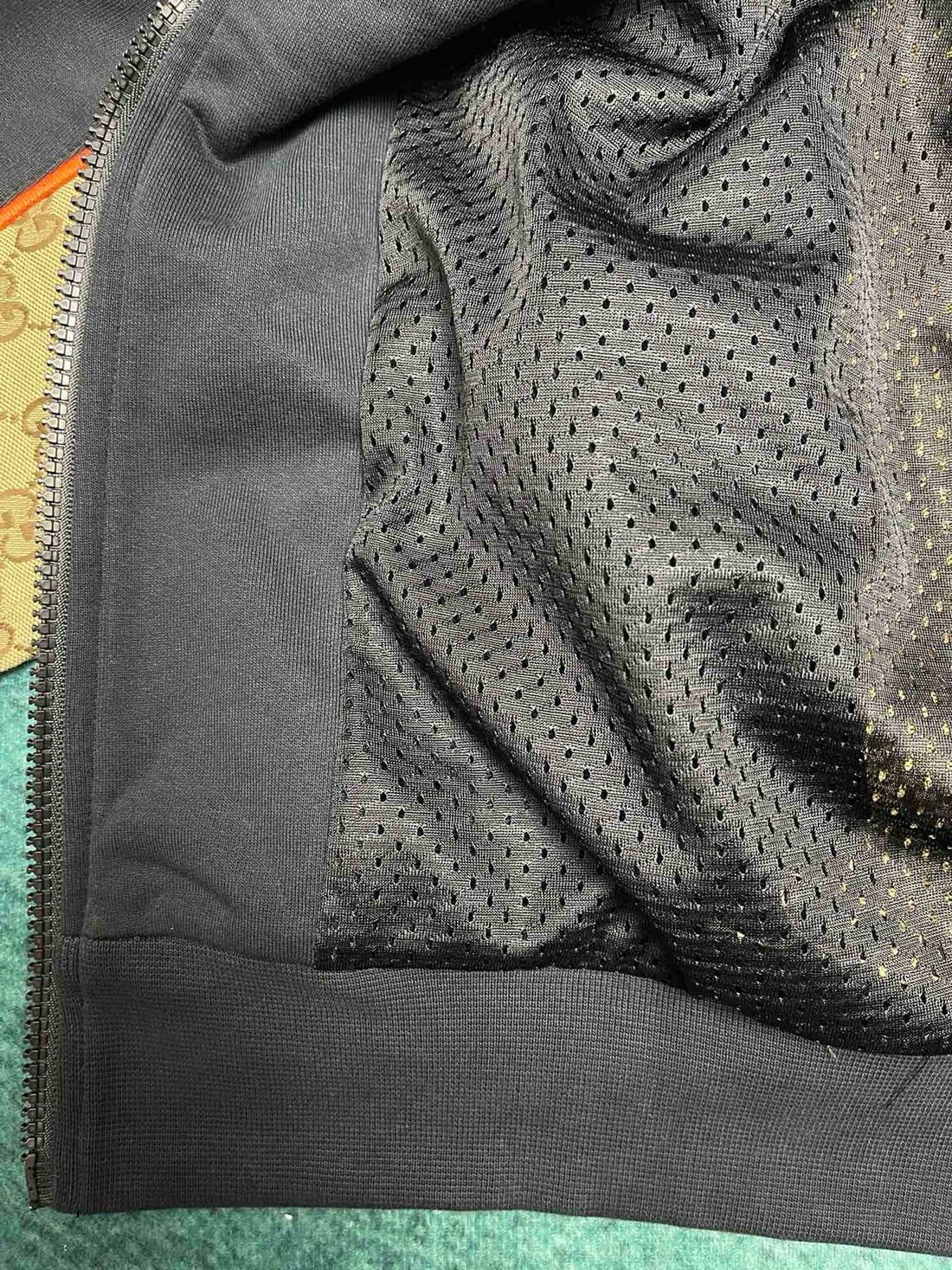 Veste Zippée En Jersey De Coton homme de coloris noir gucci