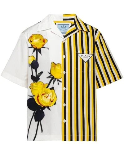 Chemise PRADA yellow flowers