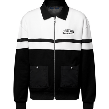 Blouson en jersey bi-matière lv 10/10