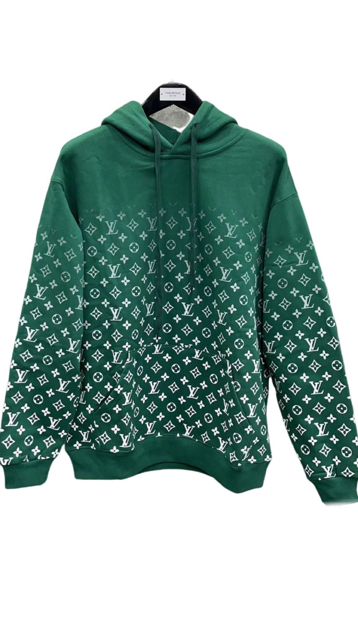 Sweat Lv facture green And white