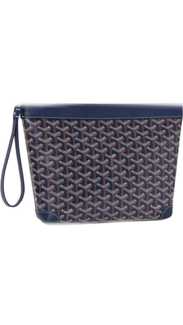 Pochette conti  blue navy facture