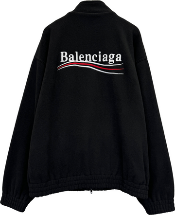 VESTE BALANCIAGA NOIR FACTURE