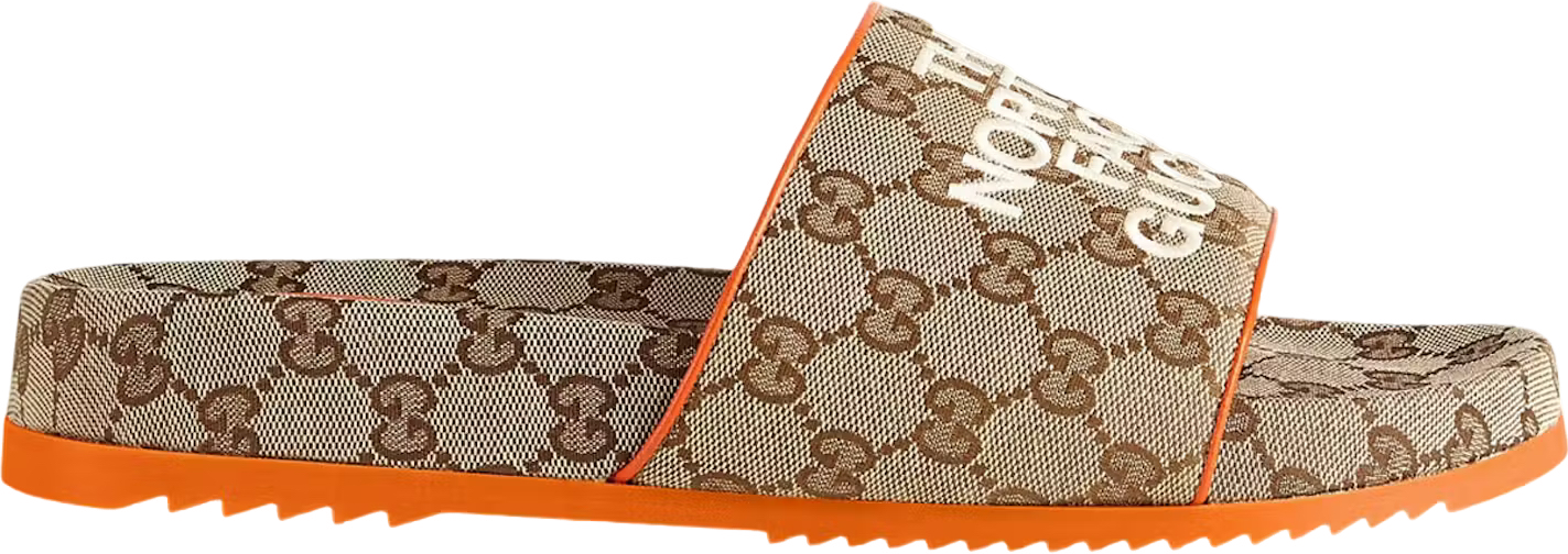 Claquette gucci x the north face classique facture
