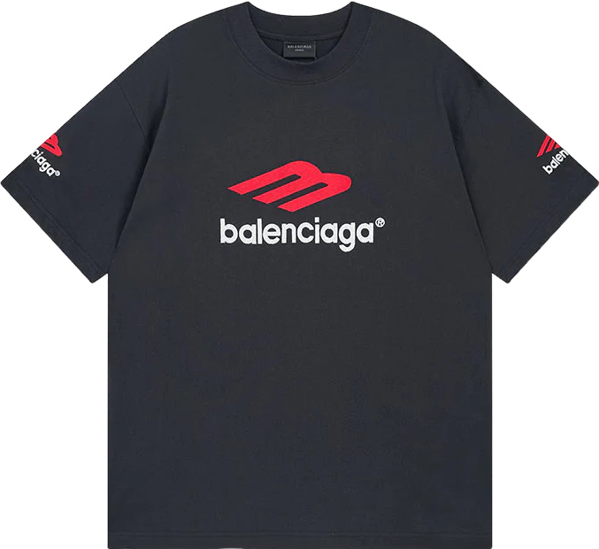 T-SHIRT BALANCIAGA NOIR