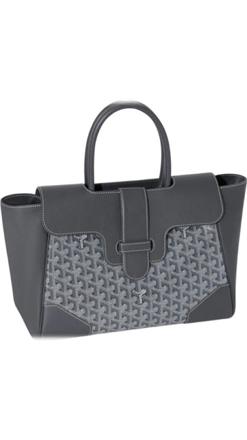 Sac cabas Saigon grey facture