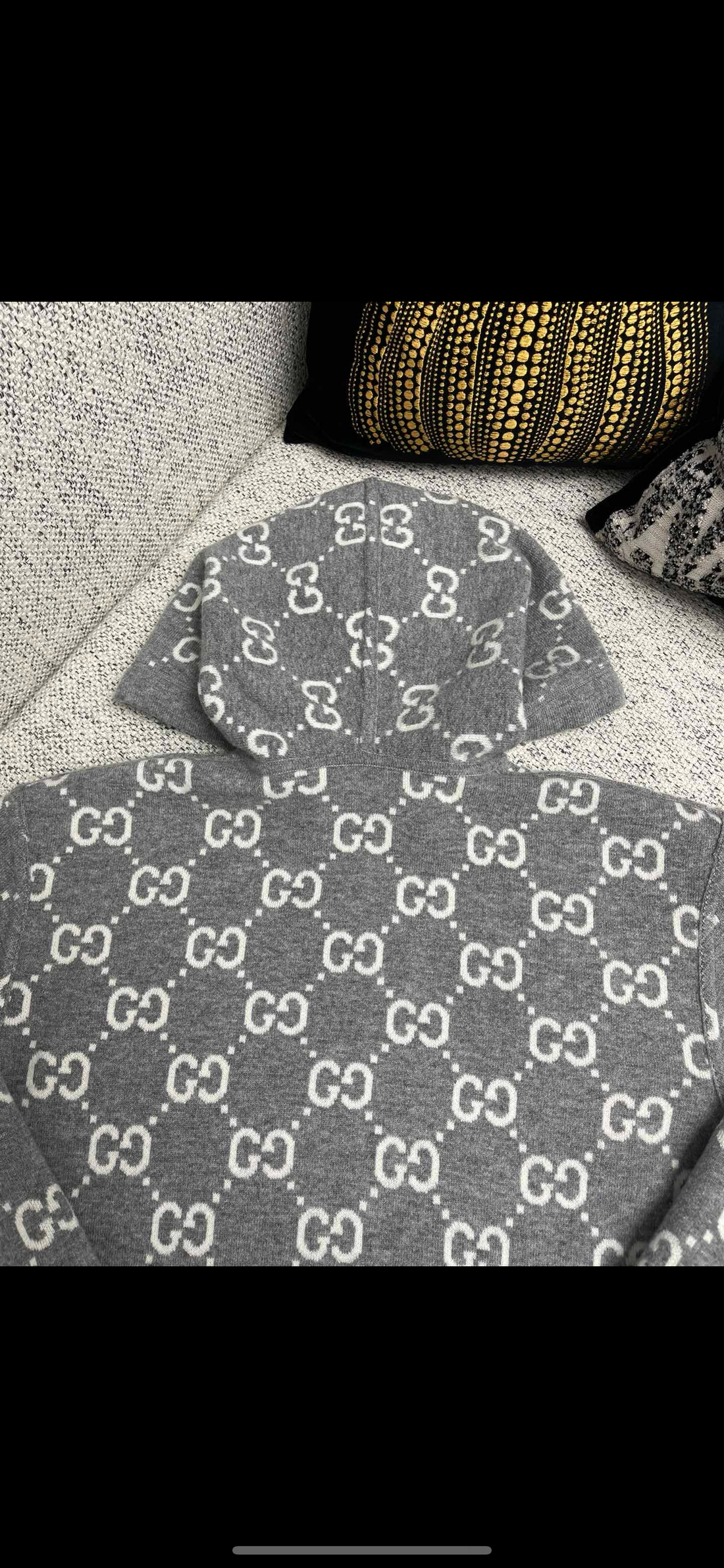 Cardigan Gucci gris