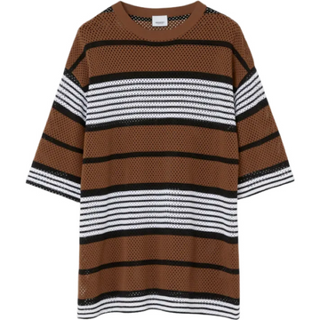 Burberry ensemble oversize à rayures