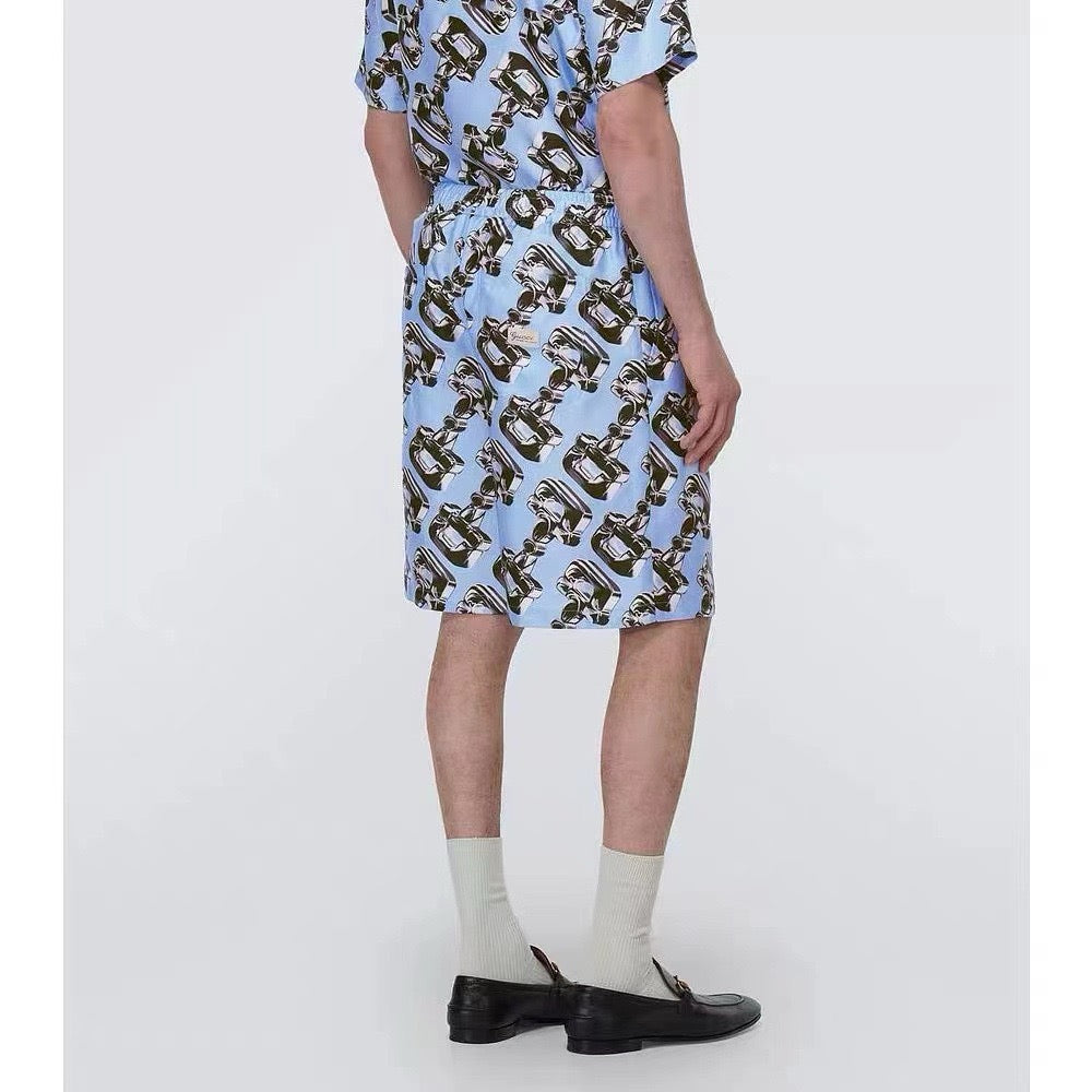 Ensemble en soie gucci silk blue
