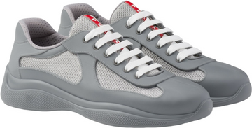 Sneakers Prada America´s Cup grey Gomme & tissu bike 10/10