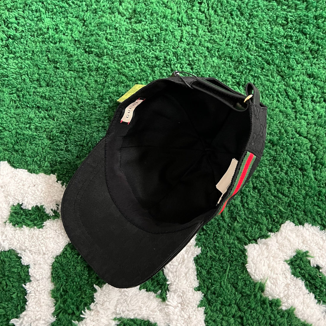 Casquette Gucci black classique avec ticket