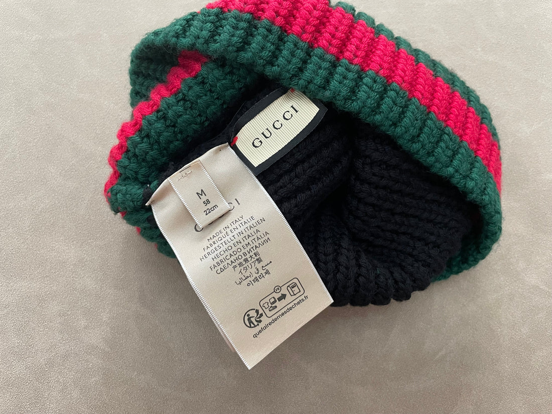 Bonnet Gucci classique + ticket