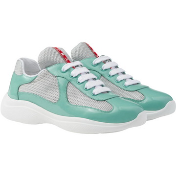 Sneakers Prada America´s Cup Vert Jade tissu bike lisse 10/10