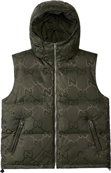 Veste GUCCI jumbo sans manche  kaki