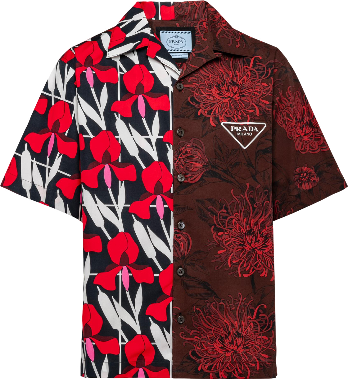 Chemise PRADA RED FLOWERS