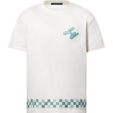 Tee-shirt lv manches courtes ornementé