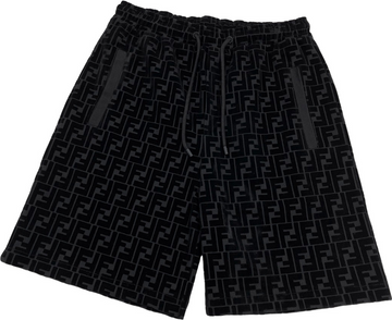 Short Fendi noir daim