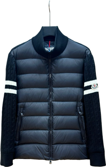 Doudoune Moncler empiecement maillé