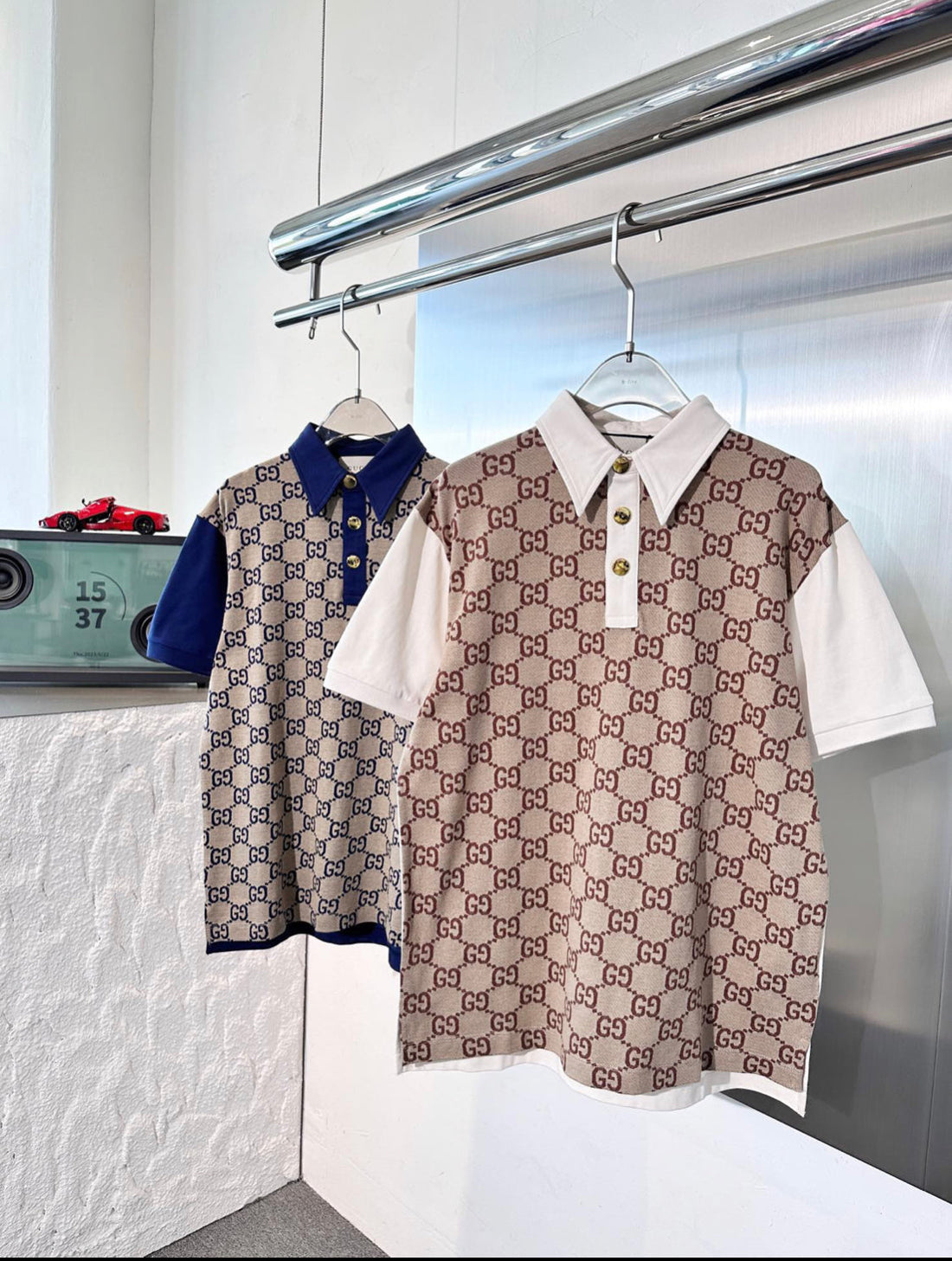 Polo GUCCI marron facture