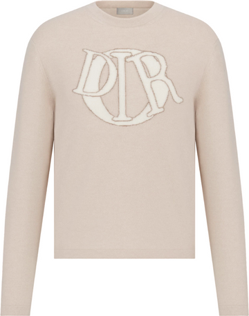 CD Charm Jersey De Laine Et Cachemire Beige