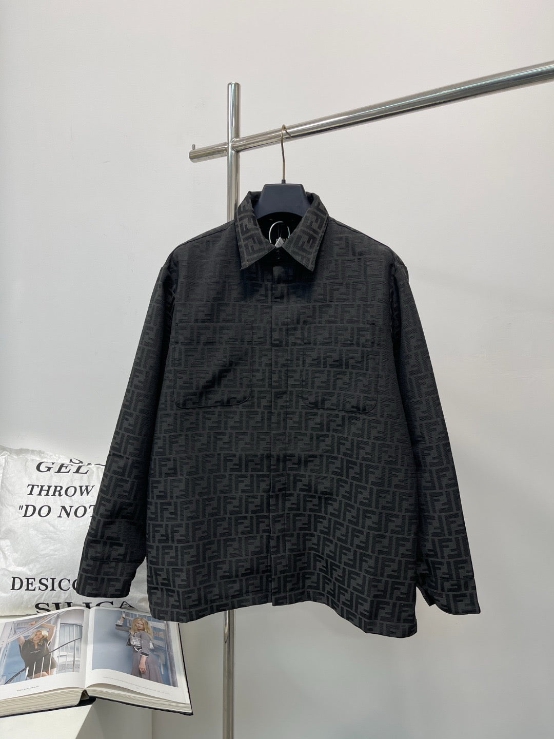 Blouson Noir FENDI
