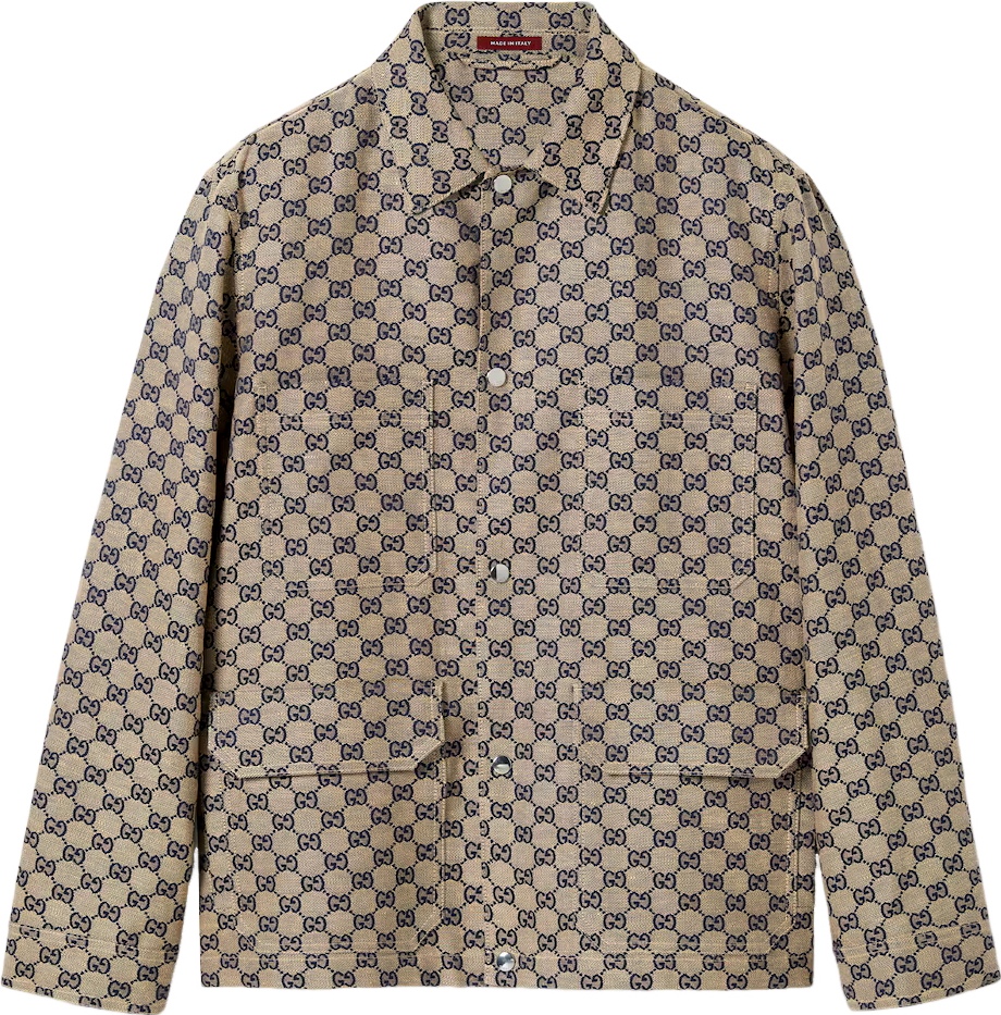 Veste toile lin gucci