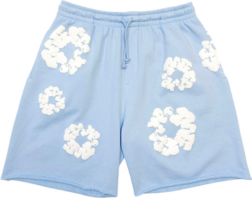 Denim Trs - short en Coton à imprimé graphique - bleu ciel