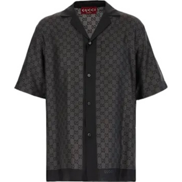 ENSEMBLE CHEMISE EN SOIE AVEC GUCCI BLACK