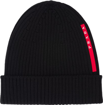 Bonnet Prada noir avec ticket