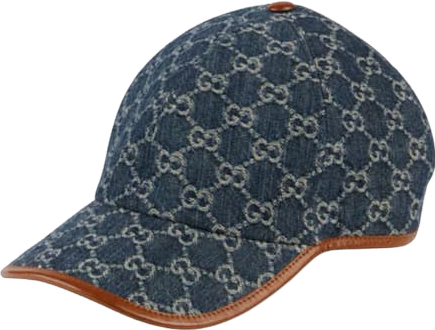 Casquette Gucci jean avec ticket