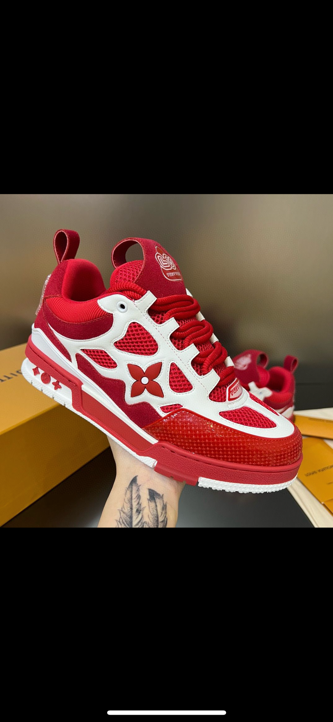 Sneakers Lv Skate red facture 10/10