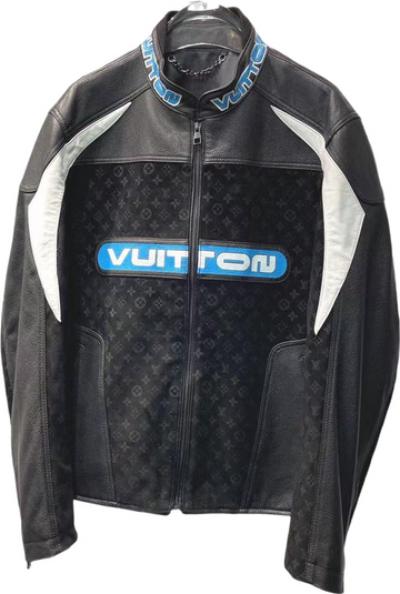 Veste Louis Vuitton FULL CUIR LEATHER VRAI LESTER BLACK