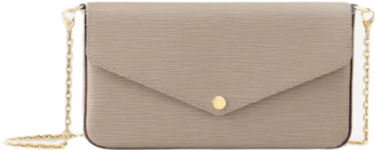 Pochette felicie cuir épi facture