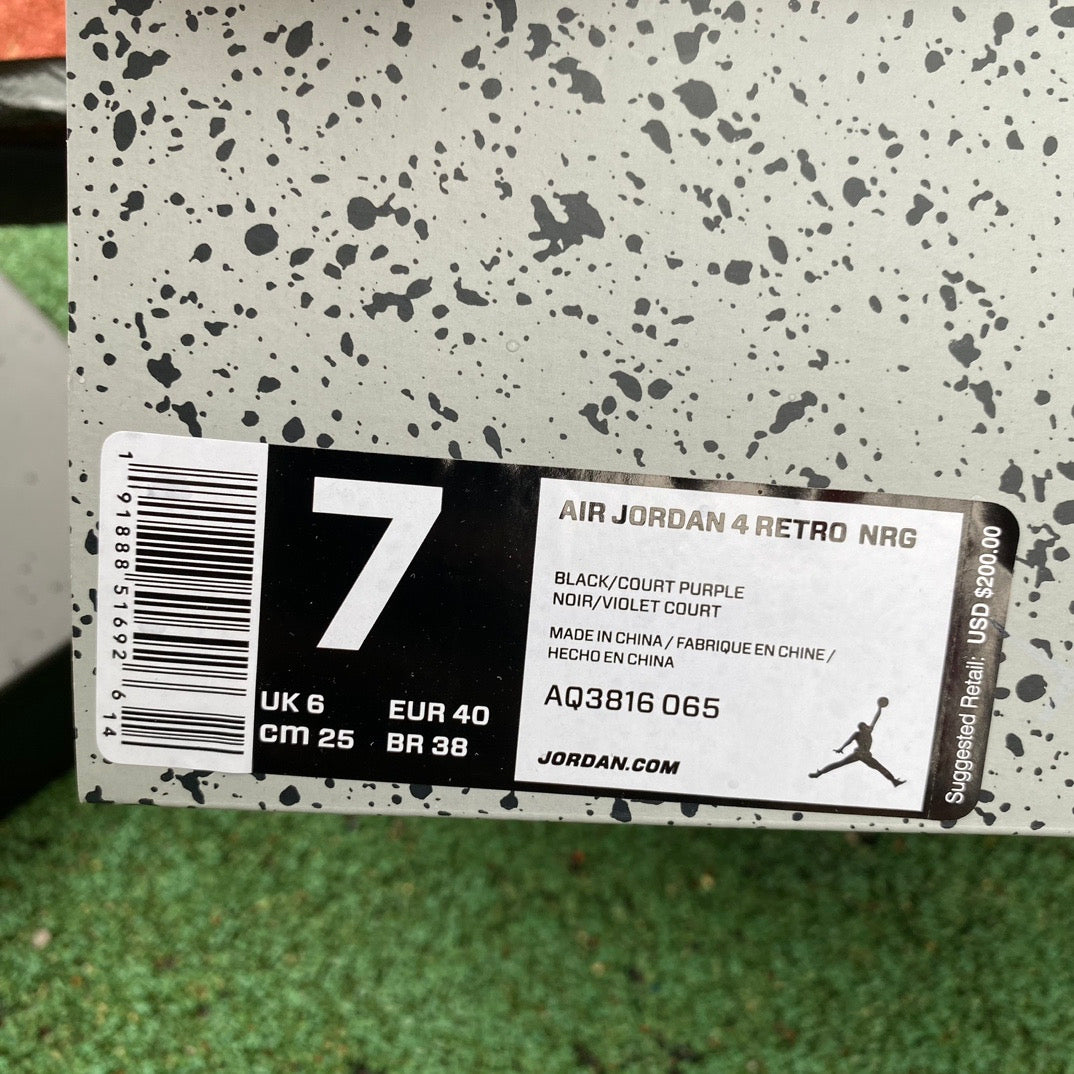 Jordan 4 Retro Raptors (2018)  facture