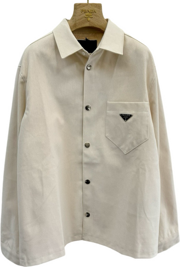 Veste Prada Velvet denim beige