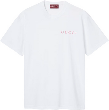 T-SHIRT EN JERSEY DE COTON IMPRIMÉ GUCCI