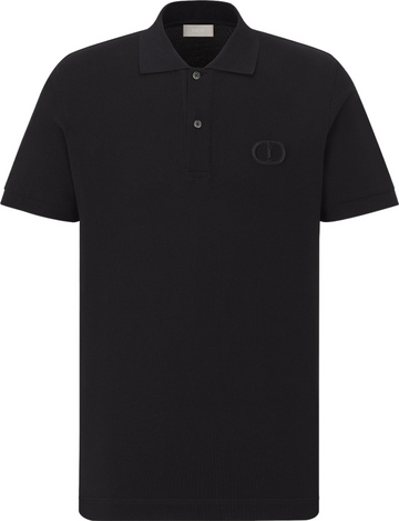 Polo CD Icon, coupe relax Jersey de coton noir
