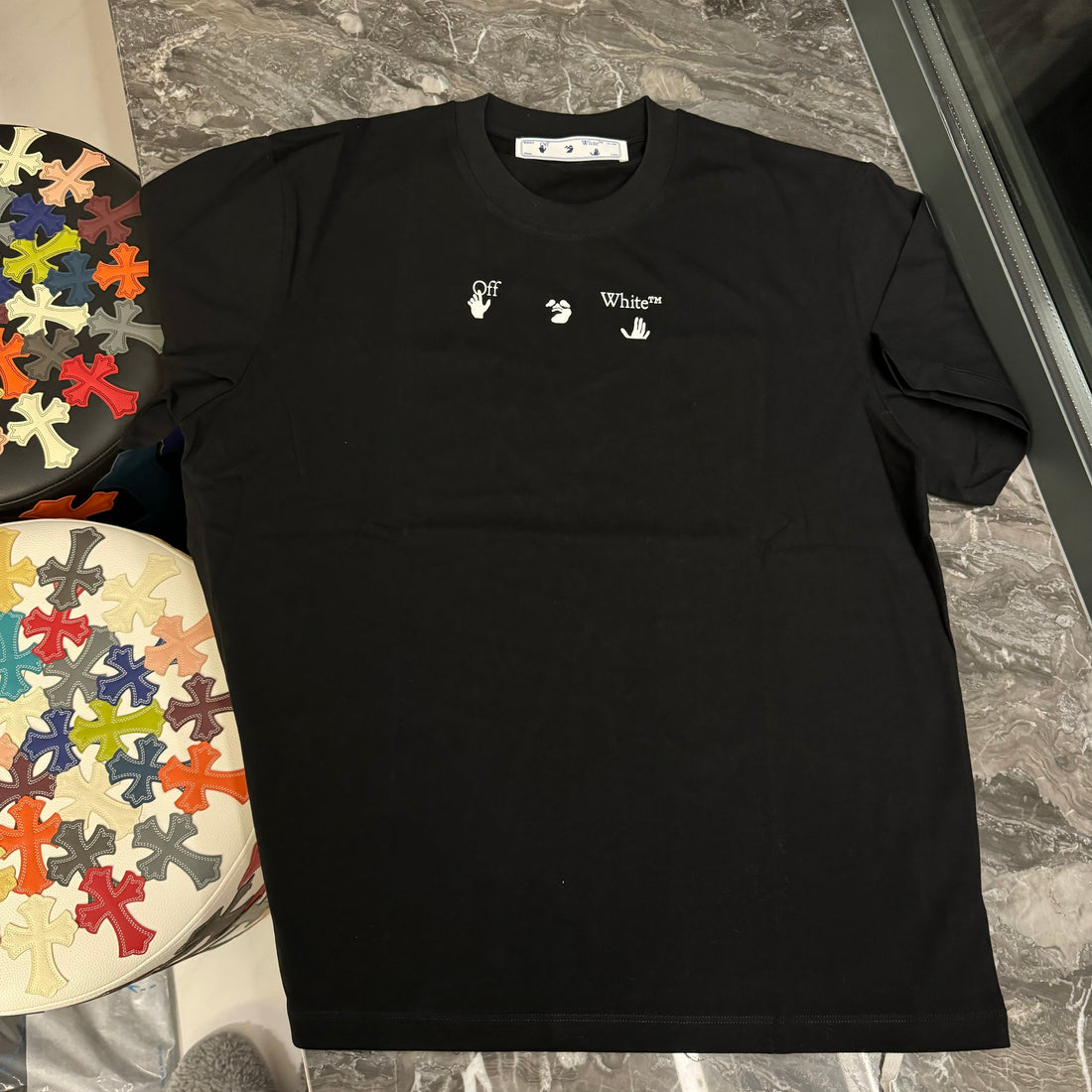 T shirt OFF-WHITE black Marker oversized