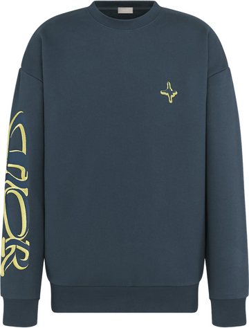 Sweatshirt CD AND LEWIS HAMILTON molleton de coton bleu
