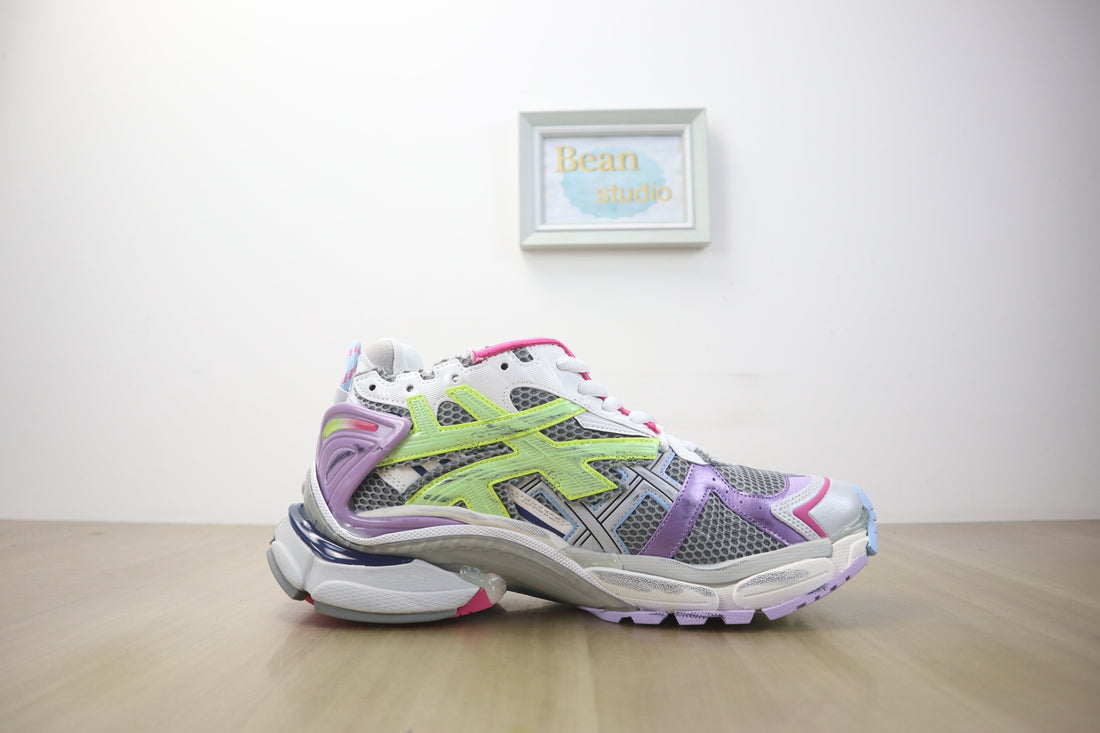 Balenciaga Runner violet fluo jaune facture