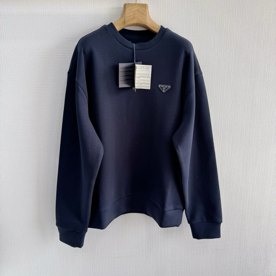 PRADA Sweatshirt en coton mélangé - Noir 10/10